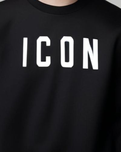 Felpa ICON Bambini e ragazzi Nero - Autunno/Inverno