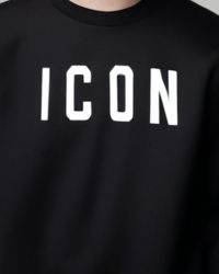 Felpa ICON Bambini e ragazzi Nero - Autunno/Inverno