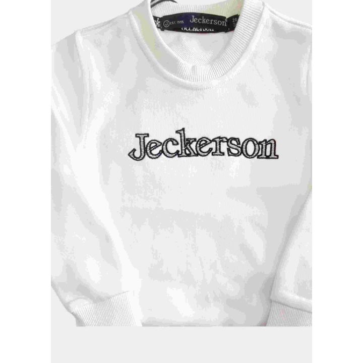 Felpa Jeckerson Bambini e ragazzi Bianco - Autunno/Inverno