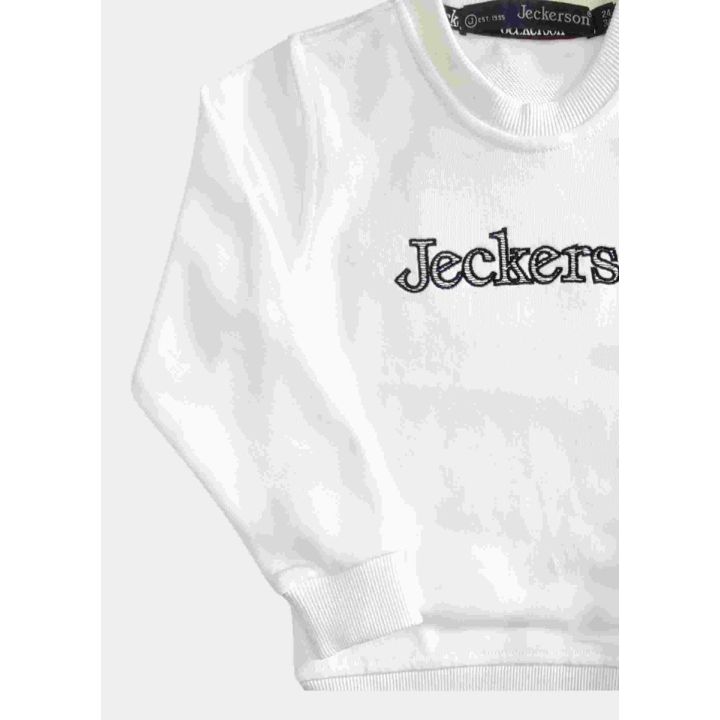 Felpa Jeckerson Bambini e ragazzi Bianco - Autunno/Inverno
