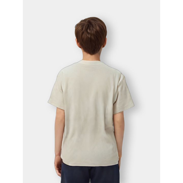 Retro liscio della t-shirt ICON avorio indossata