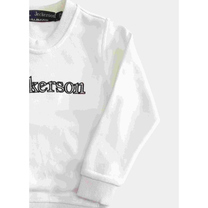 Felpa Jeckerson Bambini e ragazzi Bianco - Autunno/Inverno