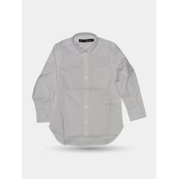 Camicia Jeckerson bianca da bambino vista frontale con taschino