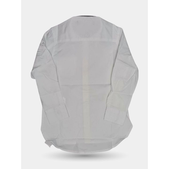 Retro della camicia Jeckerson bianca a manica lunga