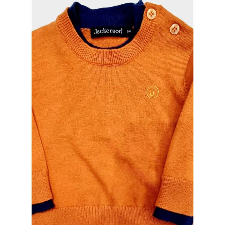 Maglione Jeckerson Arancione Bimbo | Tamaiti