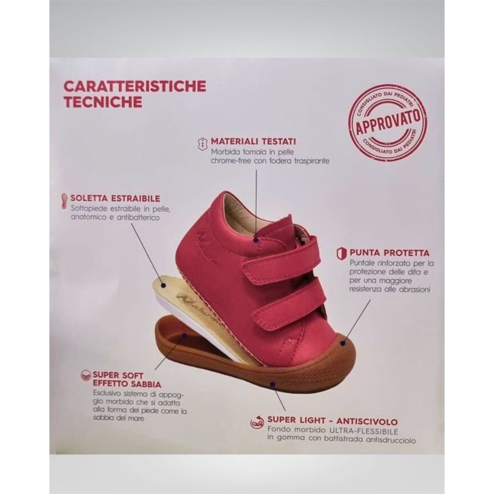 Sneakers Naturino Bimba Rosa - Autunno/Inverno
