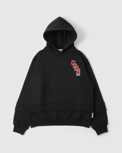 Felpa GCDS Bambini e ragazzi Nero