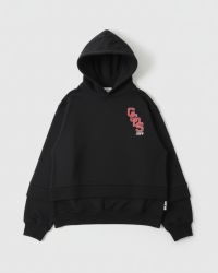 Felpa GCDS Bambini e ragazzi Nero