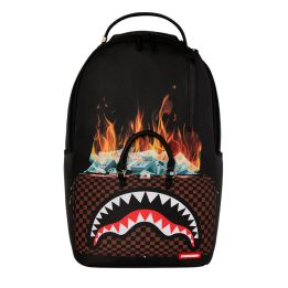 Zaino Sprayground Nero BAG OF MONEY ON FIRE | Tamaiti