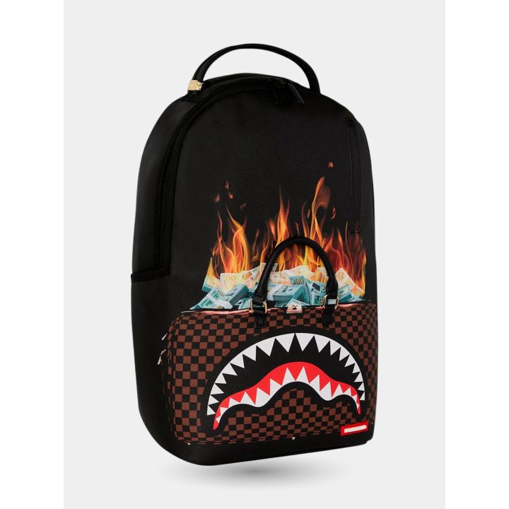 Zaino Bag of Money on Fire visto di tre quarti