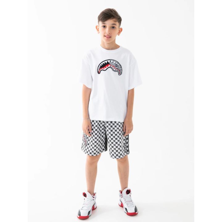 T-shirt Sprayground Bianco Bambini E Ragazzi | Tamaiti