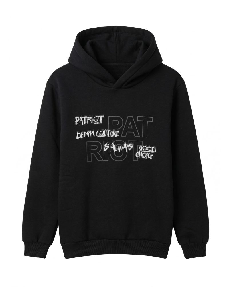 Felpa Patriot Bambini e ragazzi Nero - Autunno/Inverno