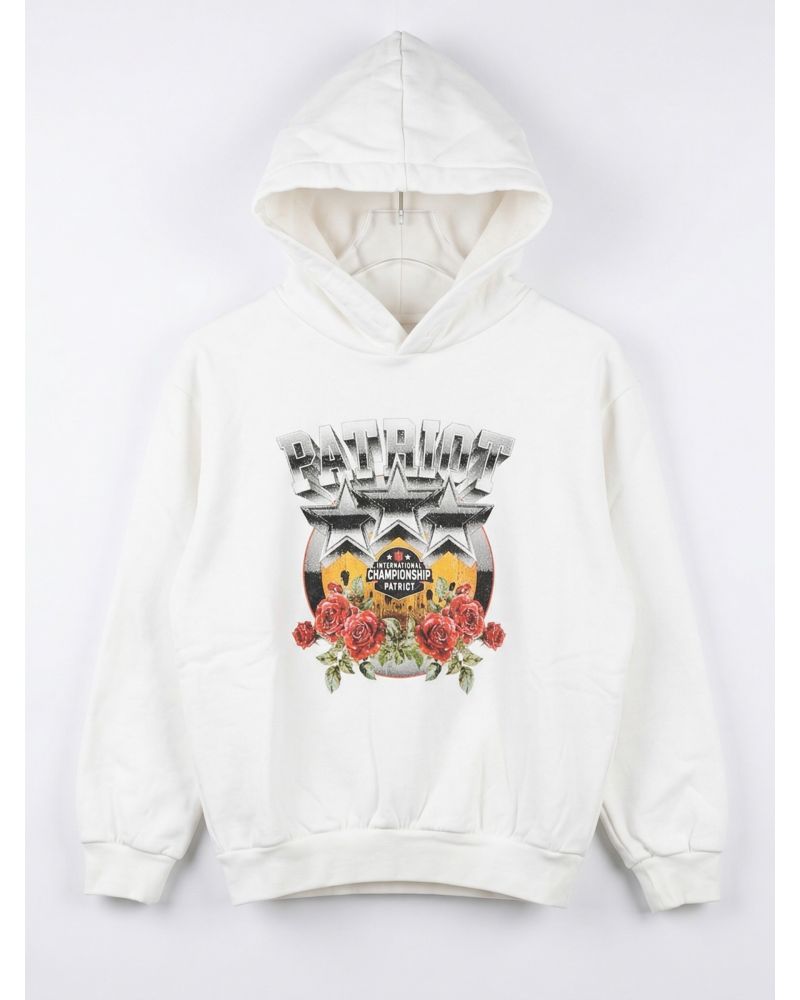 Felpa Patriot Bambini e ragazzi Bianco - Autunno/Inverno