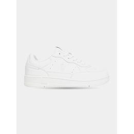 Sneakers Polo Ralph Lauren bianche con lacci, vista laterale