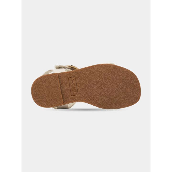 Suola color cuoio dei sandali Michael Kors beige