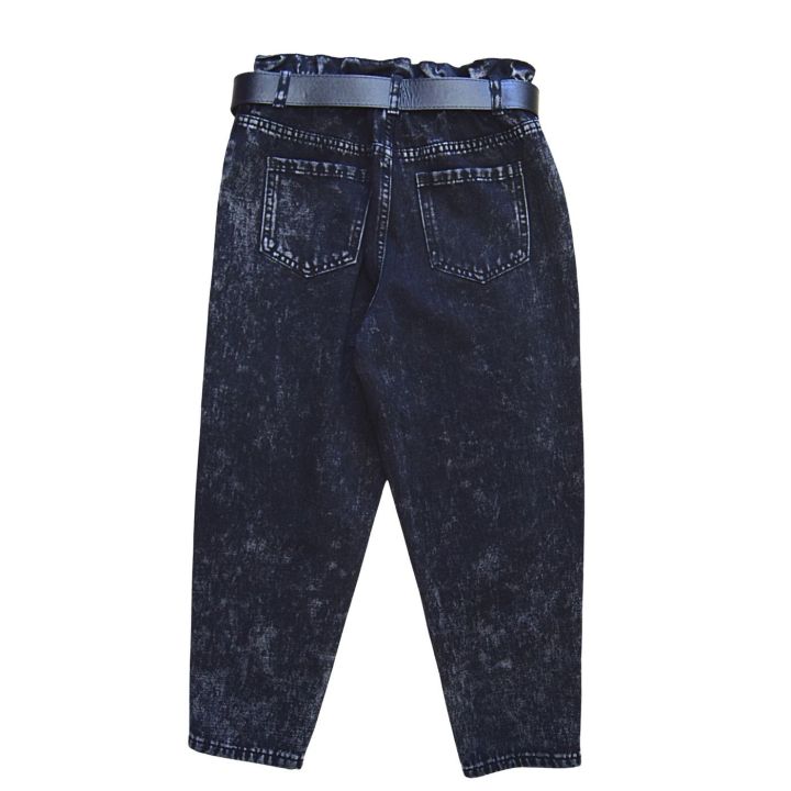 Pantaloni Manila Grace Nero Bambine E Ragazze | Tamaiti