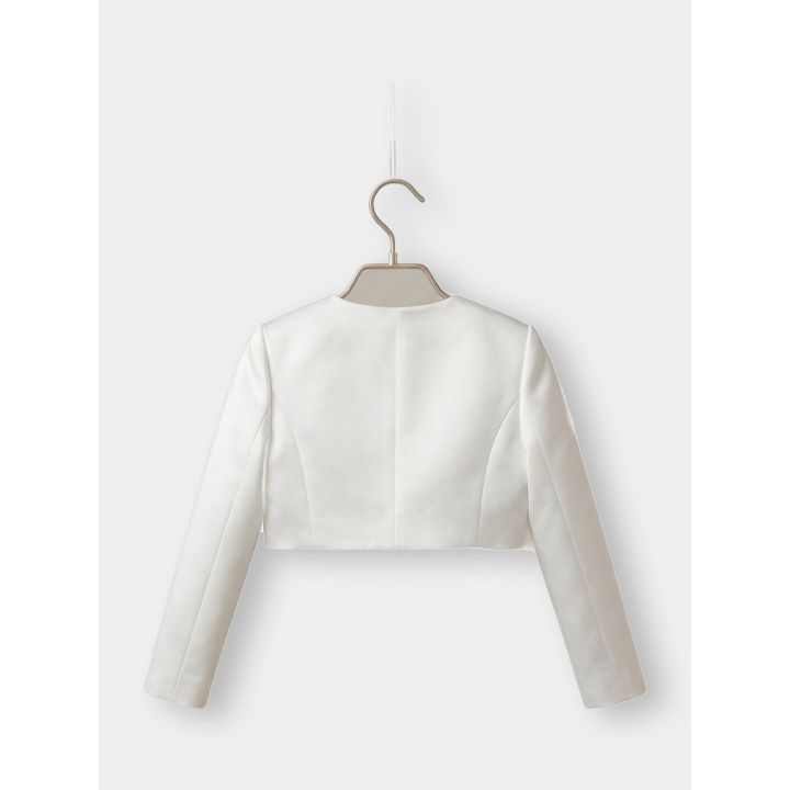 Retro del bolero bianco FUN&FUN a maniche lunghe