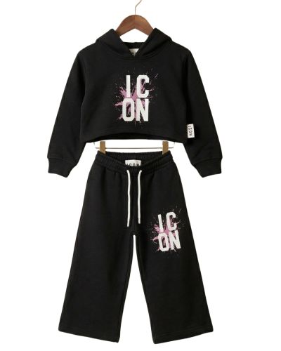 Tuta ICON Bimba Nero - Primavera/Estate