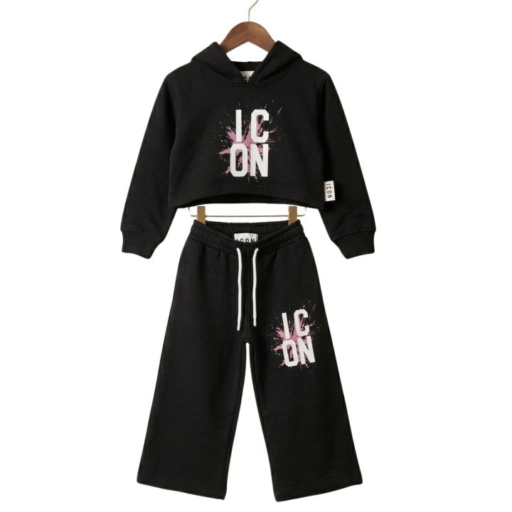 Tuta ICON Bimba Nero - Primavera/Estate