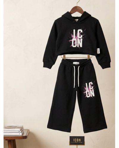 Tuta ICON Bimba Nero - Primavera/Estate