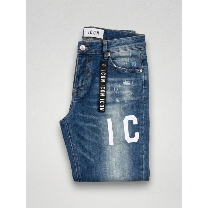 Jeans ICON Bambini e ragazzi Blu - Continuativa