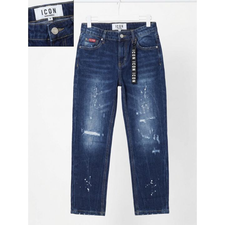 Jeans Icon Blu Bambini E Ragazzi | Tamaiti