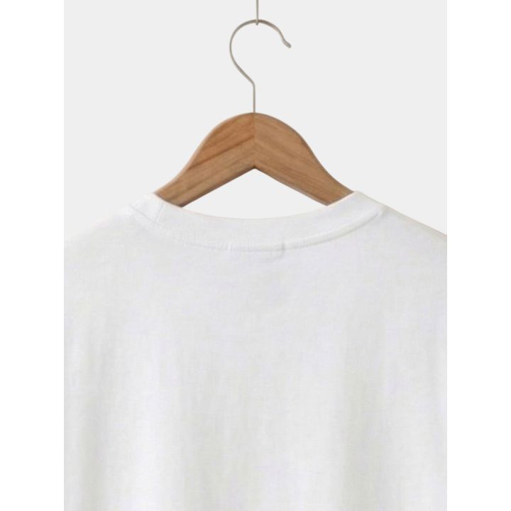 Dettaglio del collo sul retro della t-shirt ICON bianca
