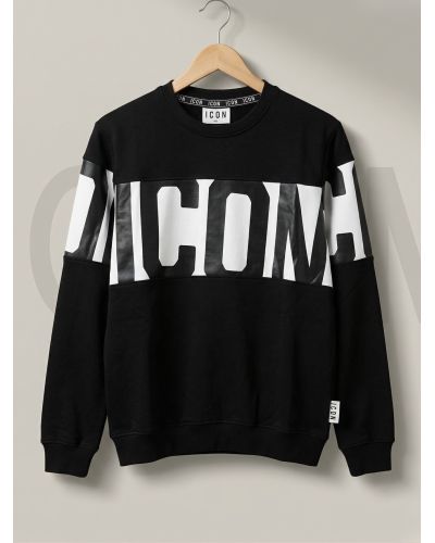 Felpa ICON Bambini e ragazzi Nero - Primavera/Estate