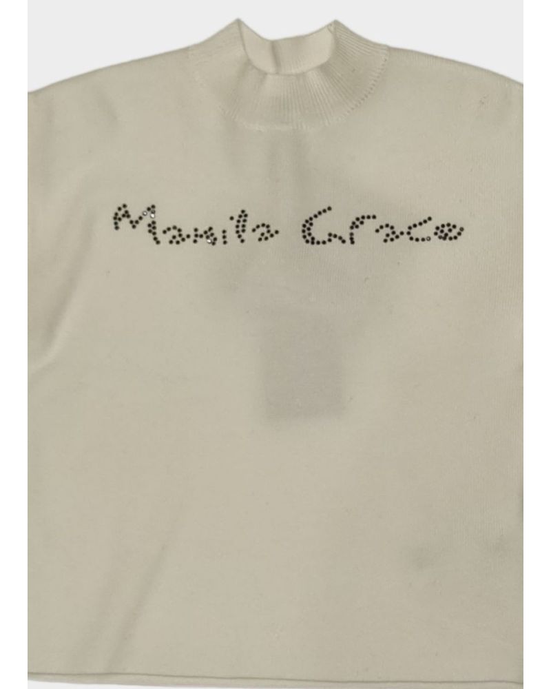 Maglia Manila Grace Bambine e ragazze Bianco - Autunno/Inverno
