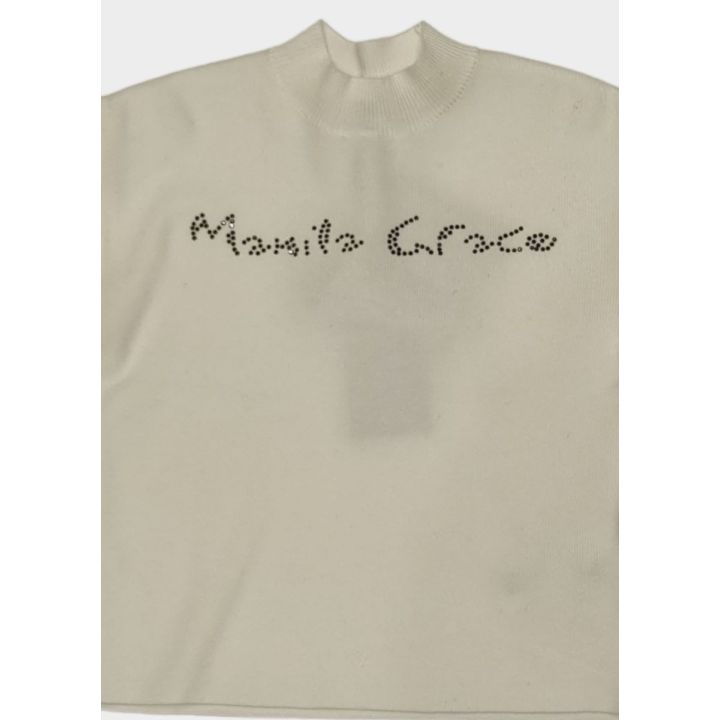 Maglia Manila Grace Bambine e ragazze Bianco - Autunno/Inverno