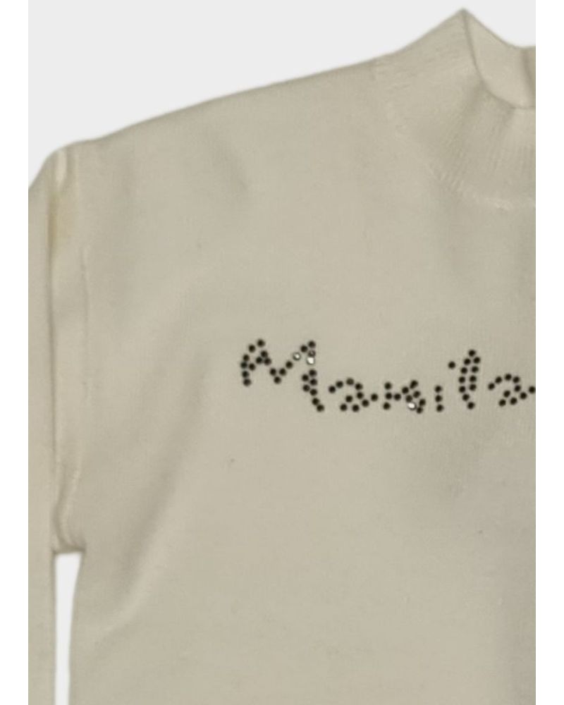 Maglia Manila Grace Bambine e ragazze Bianco - Autunno/Inverno