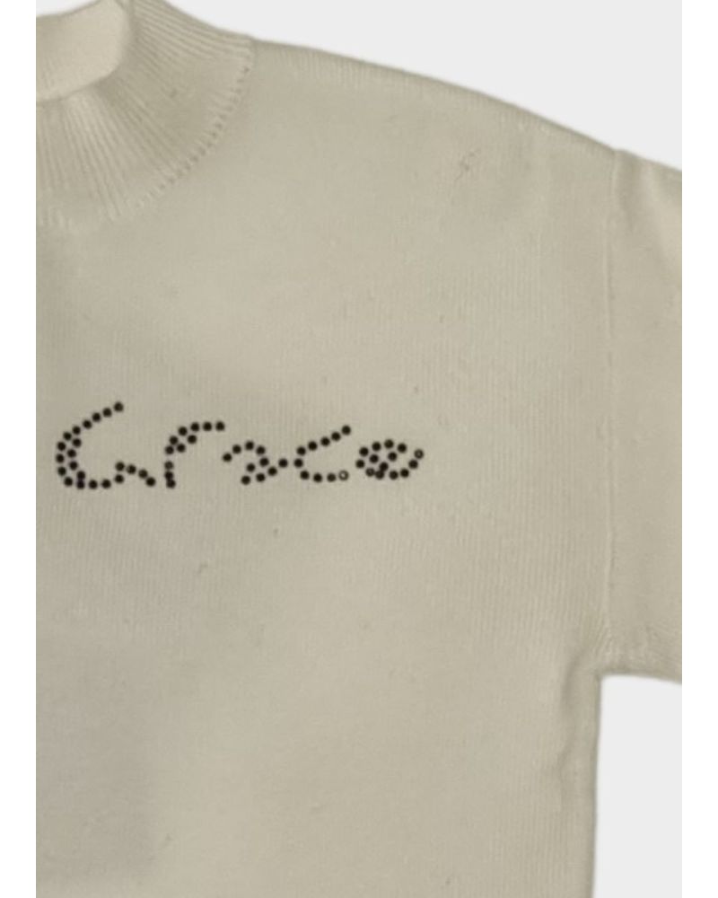 Maglia Manila Grace Bambine e ragazze Bianco - Autunno/Inverno