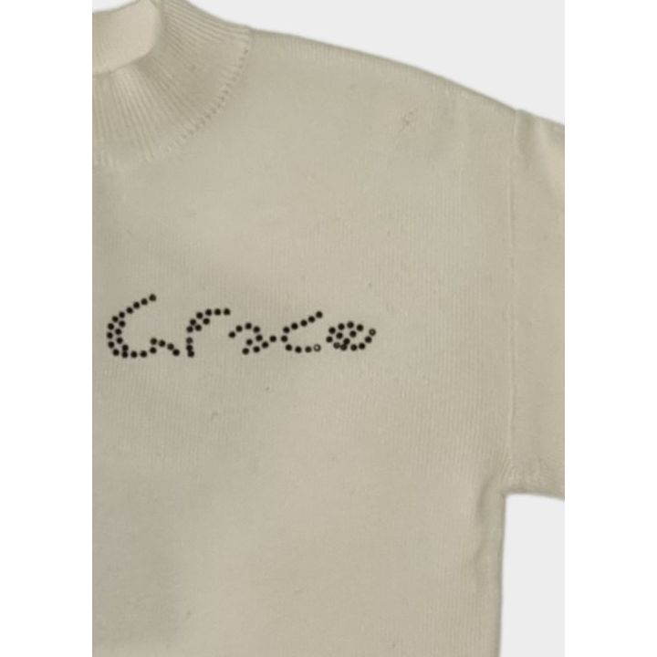 Maglia Manila Grace Bambine e ragazze Bianco - Autunno/Inverno