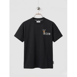 T-shirt Icon Nero Bambini E Ragazzi | Tamaiti