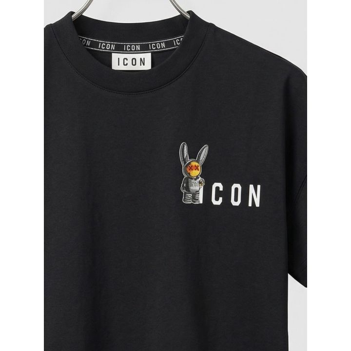 T-shirt Icon Nero Bambini E Ragazzi | Tamaiti