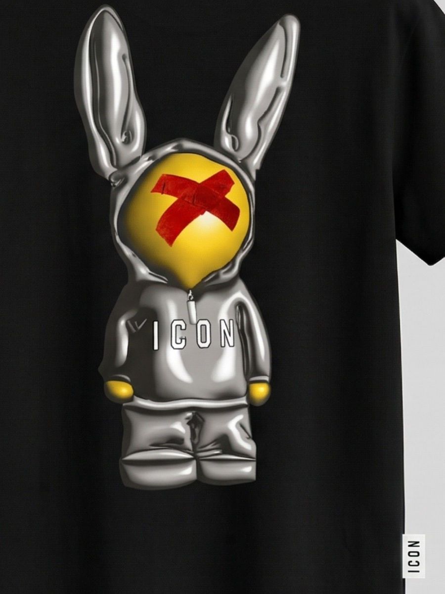 T-shirt ICON Bambini e ragazzi Nero - Primavera/Estate