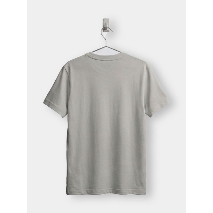 Retro liscio della t-shirt ICON grigia a maniche corte