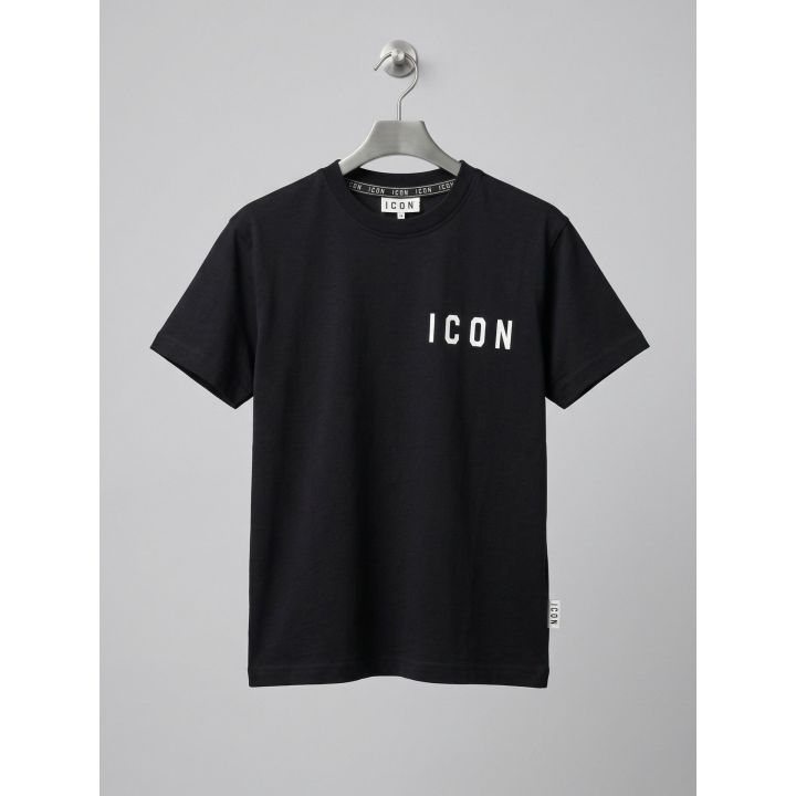 T-shirt Icon Nero Bambini E Ragazzi | Tamaiti