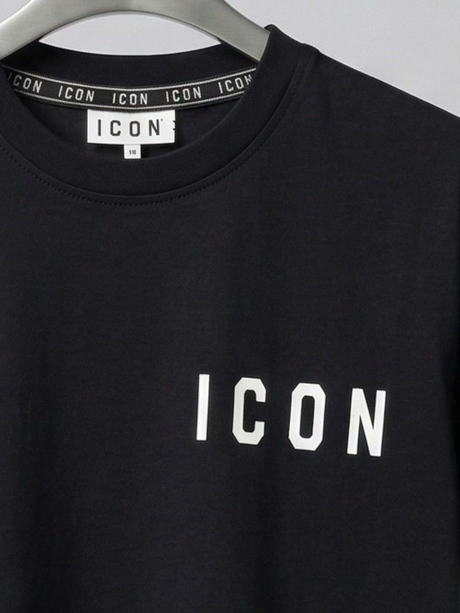 T-shirt ICON Bambini e ragazzi Nero - Primavera/Estate