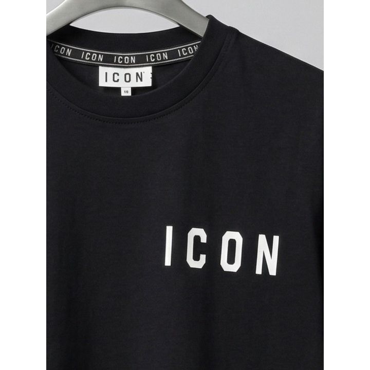 T-shirt ICON Bambini e ragazzi Nero - Primavera/Estate