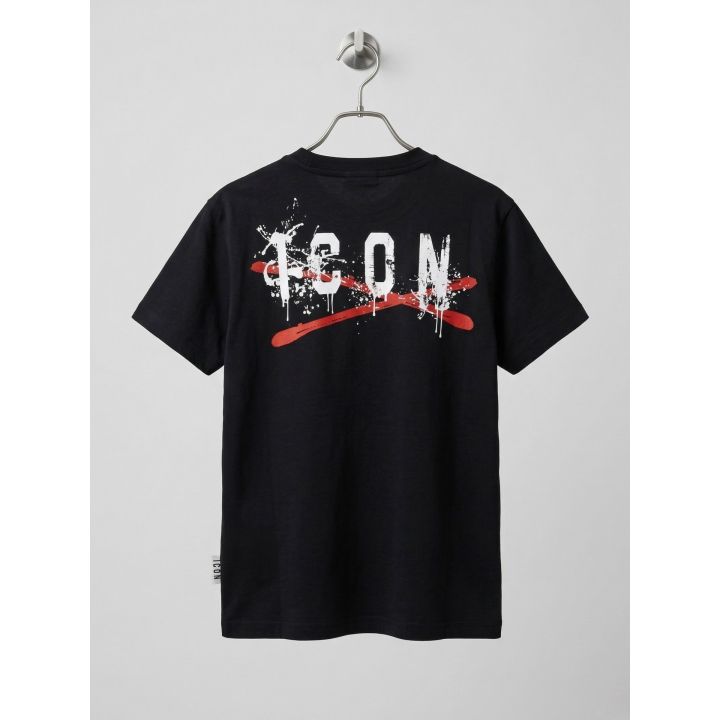 T-shirt ICON Bambini e ragazzi Nero - Primavera/Estate