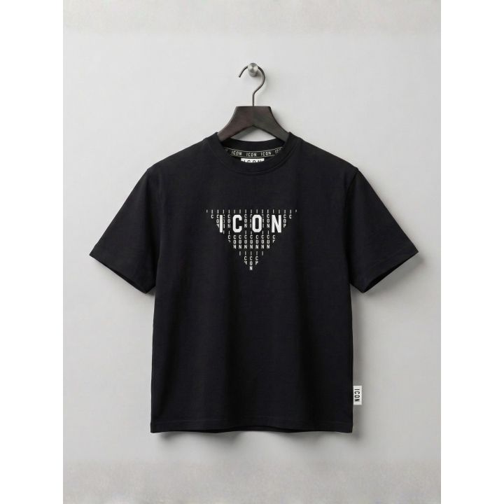 T-shirt ICON Bambini e ragazzi Nero - Primavera/Estate