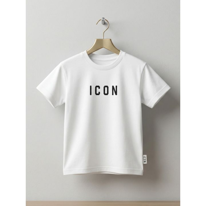 T-shirt Icon Bianco Bambini E Ragazzi | Tamaiti