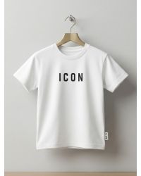 T-shirt ICON Bambini e ragazzi Bianco - Primavera/Estate
