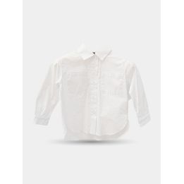 Camicia bianca Manila Grace con doppio taschino, vista frontale