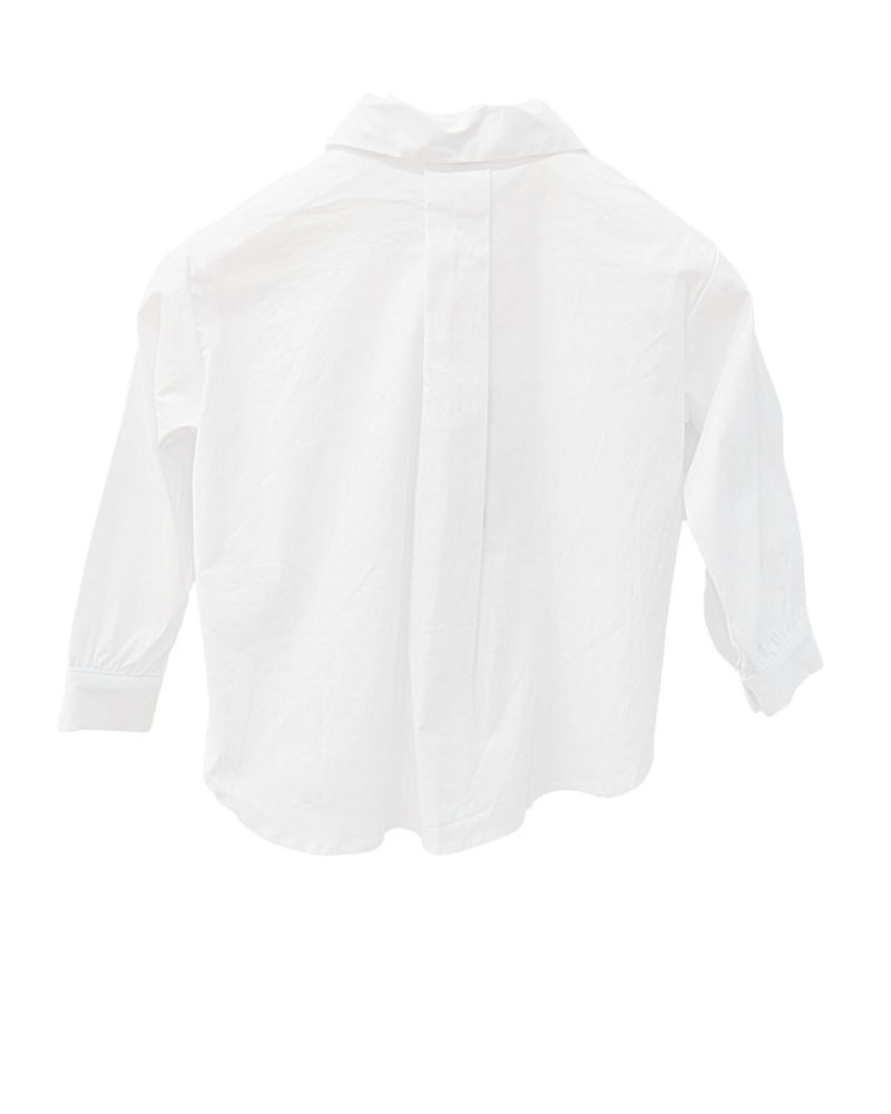 Camicia Manila Grace Bambine e ragazze Bianco - Autunno/Inverno