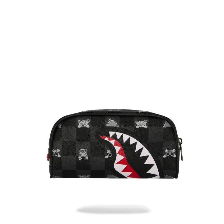 Astuccio Sprayground Grigio Unisex | Tamaiti