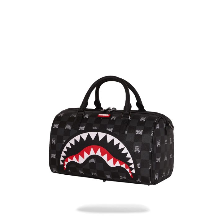 Borsone Sprayground Grigio Unisex | Tamaiti
