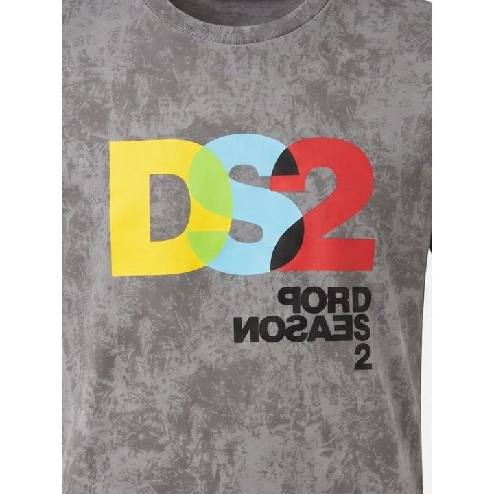 T-shirt Ds2 Grigio Bambini E Ragazzi | Tamaiti