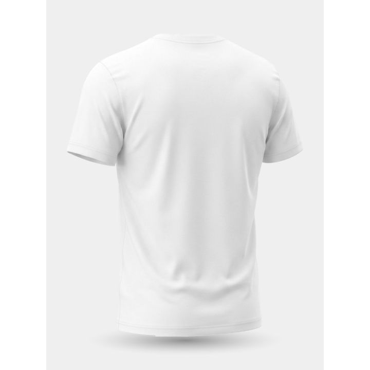 Retro liscio della t-shirt DS2 bianca con piccolo logo